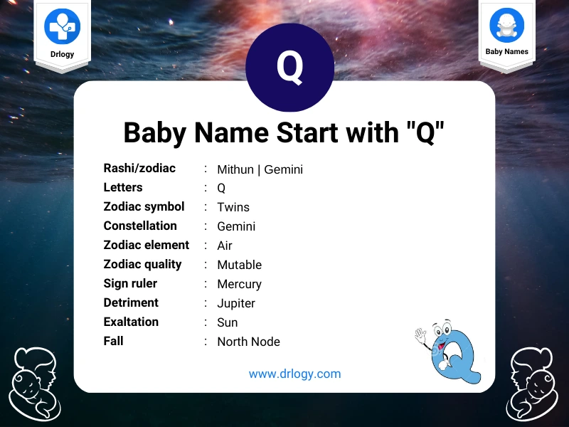 Baby Boy Names That Start With Q - Baby Names | Drlogy